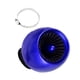 thumbnail image 3 of Filtro de entrada de filtro de aire de 24-48 mm para Bobber Chopper Cruiser Blue, 3 of 5