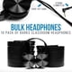 thumbnail image 2 of Auriculares supraaurales Barks Classroom Premium Student, paquete de 10, 2 of 6