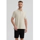 thumbnail image 1 of Polera Hombre Piqué Básica Lisa Beige - lll, 1 of 4