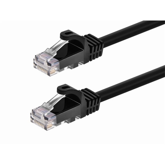 Cable de parche Monoprice Cat5e 10 pies / 3 m UTP 24 AWG 350 MHz negro