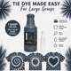 thumbnail image 5 of Kit de tie dye S·E·I color carbón 946 ml, tinte a base de agua, 5 of 9
