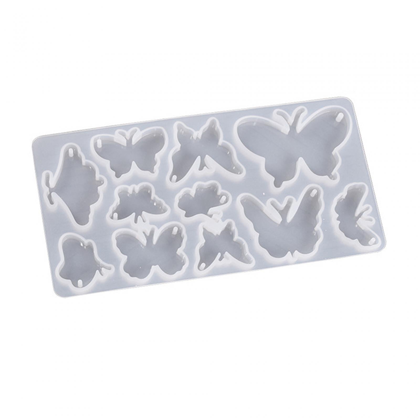 Bothyi - Molde De Silicona De Mariposa, Molde Colgante De Resina Para Bolso, Dijes, Collar, Pendiente