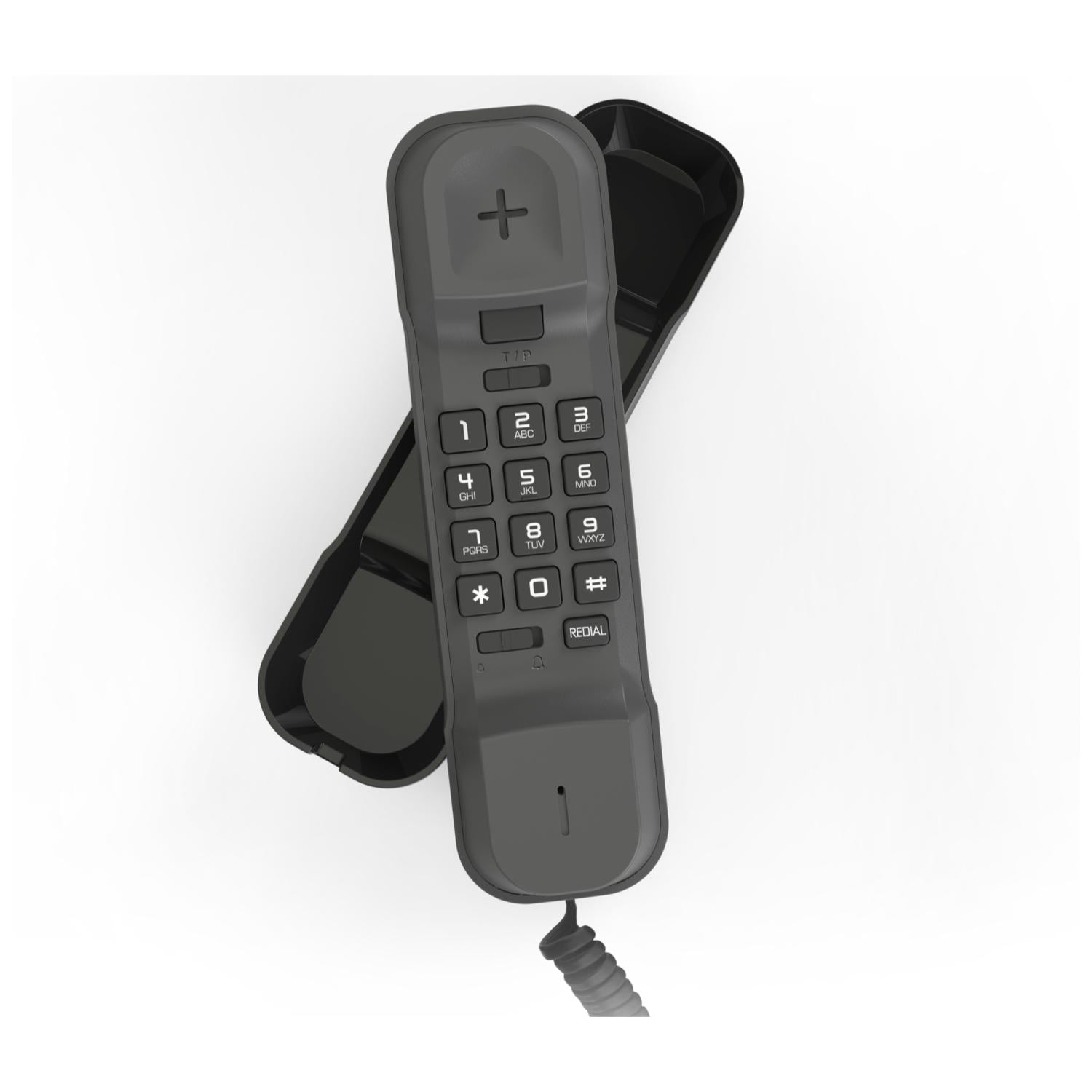 Alcatel - Telefono Tipo Gondola Botones Grandes Negro T06