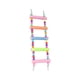 thumbnail image 3 of Escalera De Madera, Jaula Para Pájaros, Soporte De Madera, Juguete Masticable Para Loros Para Canarios, Suministros Para Mascotas, Cinco Nudos Esmerilados, 3 of 5