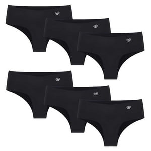 Giovacchino - Pack De 6 Calzones Pantaleta Microfibra Corte Laser Mujer