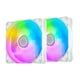 thumbnail image 4 of Enfriador de CPU SilverStone Hydrogon D120 ARGB blanco de doble torre, 4 of 5