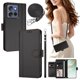 thumbnail image 2 of Funda Billetera para Motorola Edge 60 Neo, Cuero Sintético con Cierre, Negro, 2 of 6
