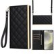 thumbnail image 1 of Funda Tipo Cartera Acolchada con Correa para Samsung Galaxy S24Negro, 1 of 6