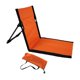 thumbnail image 5 of Silla De Piso Con Respaldo Silla De Camping Portátil Para Césped Pesca Senderismo 38 Cm X 68 Cm X 40 Cm Naranja, 5 of 5