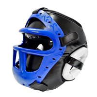 Magideal - Casco De Boxeo, Accesorios Versátiles Para Hombres Y Mujeres, Casco De Mma, Kickboxing, Karate, Lucha, Sparring Máscara Azul M