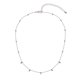 thumbnail image 1 of Collar Time and Tru Plata con Cristales Cadena 46 cm, 1 of 3
