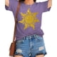 thumbnail image 1 of Camiseta Talovee Magic Kingdom Princess Castle para mujer, color morado, 1 of 3