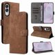 thumbnail image 1 of Funda Billetera para Samsung Galaxy S25 Edge con Soporte - Cartera de Cuero con Ranuras Marrón, 1 of 5