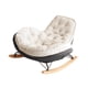 thumbnail image 4 of Mecedora Penguin Silla De Ocio Cómoda Individual Para El Porche Del Hogar Interior Gris Profundo, 4 of 5