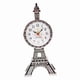 thumbnail image 4 of Reloj Despertador De Mesa Con Dise?o De La Torre Eiffel, Adornos únicos, Reloj De Mesa Multifuncional, Negro Y Dorado., 4 of 5
