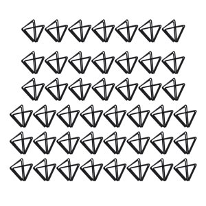 Bothyi - 45 Piezas Porta Tarjetas De Mesa Porta Números De Mesa Para Fiesta De Aniversario Negro