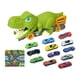 thumbnail image 1 of Vehículo Devorador De Dinosaurios Para Regalo De Cumplea?os Para Ni?os Peque?os 12 Mini Coches Y Mapa, 1 of 5