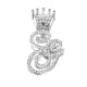 thumbnail image 1 of 1pc Personalized Cursive Initial Pendant Necklace with Cuban Link Chain - Customized Name Monogram Jewelry, 1 of 5