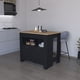thumbnail image 1 of Isla De Cocina Arlet 2 Puertas Wengue Y Macadamia, 1 of 3