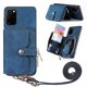 thumbnail image 1 of Funda Tipo Cartera con Correa Cruzada para Samsung Galaxy S20 Plus Protección Contra Golpes Azul, 1 of 5