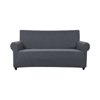 Genérico - Funda De Sillon Cuadrille 3 Cuerpos Gris