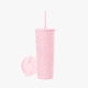 thumbnail image 1 of Vaso Térmico 460ml + 2 Tapas Rosado Con Diseño, 1 of 1