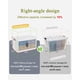 thumbnail image 4 of Contenedores de almacenamiento OlarHike 144QT con cierre con tapa y ruedas, paquete de 3, 4 of 7