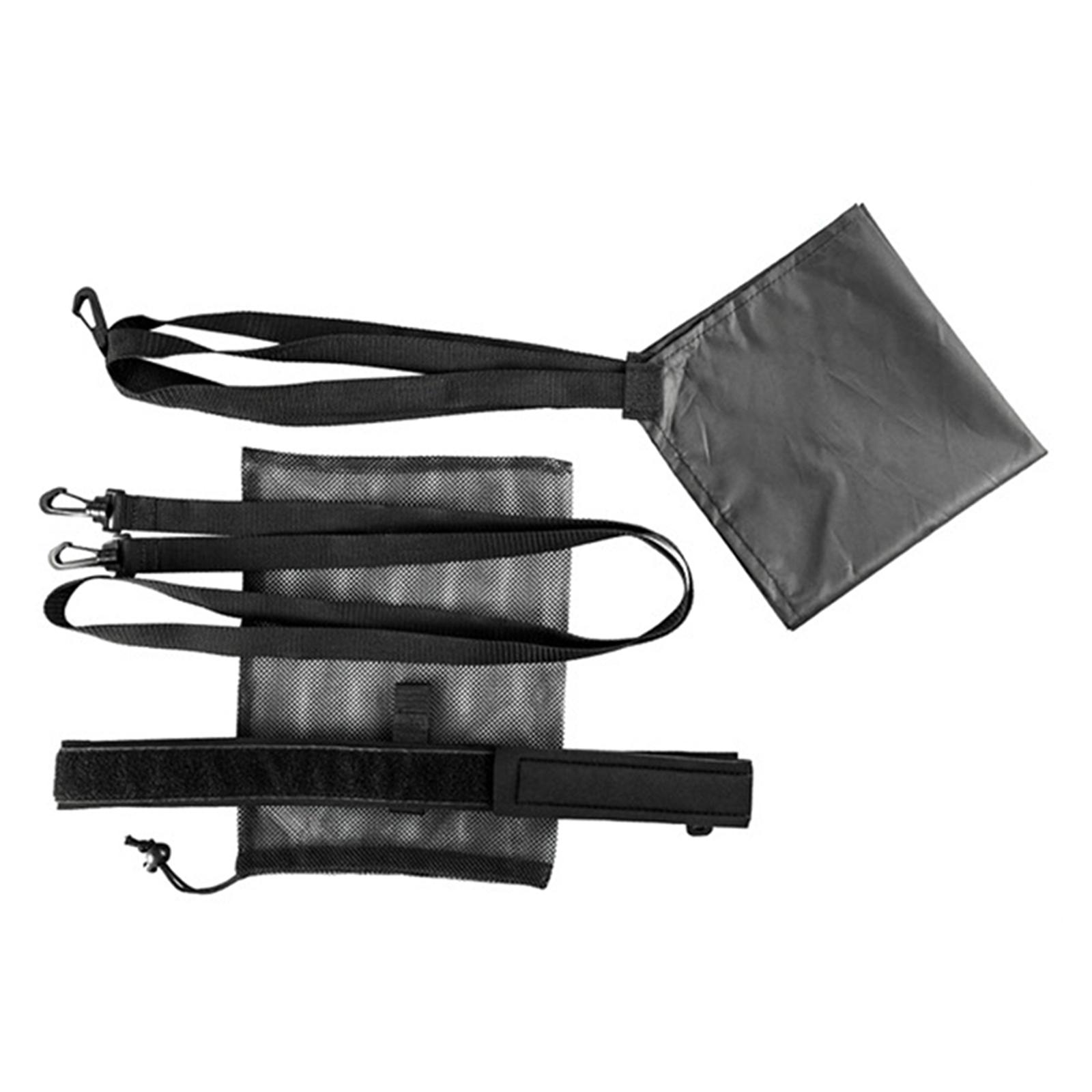 Magideal - Cinturón De Resistencia A La Natación, Cinturón De Ejercicio De Entrenamiento De Natación, Cuerdas De Resistencia A La Natación Con Paracaídas De 20 Centímetros