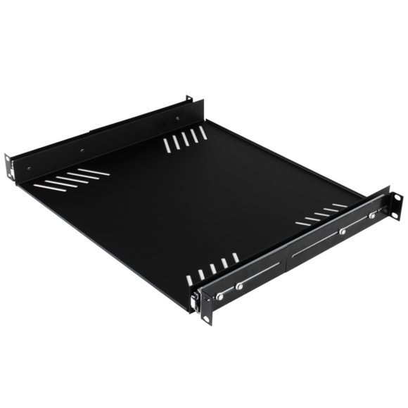 Bandeja para Rack Penn Elcom 1U 38 cm Negra, capacidad 19 kg