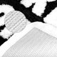 thumbnail image 4 of REGALWOVEN Alfombra de Baño con Letras Lindas, Alfombra de Baño Suave Antideslizante Absorbente Lavable a Máquina Negra 20" x 32", 4 of 6