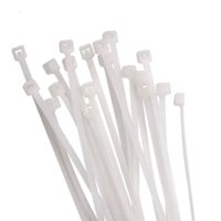 Genérico - Amarras Plásticas Blancas 100Un 4X150Mm