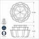 thumbnail image 5 of Set de Moldes Bundt Nordic Ware de Aluminio Formado, 3 Piezas, 5 of 7