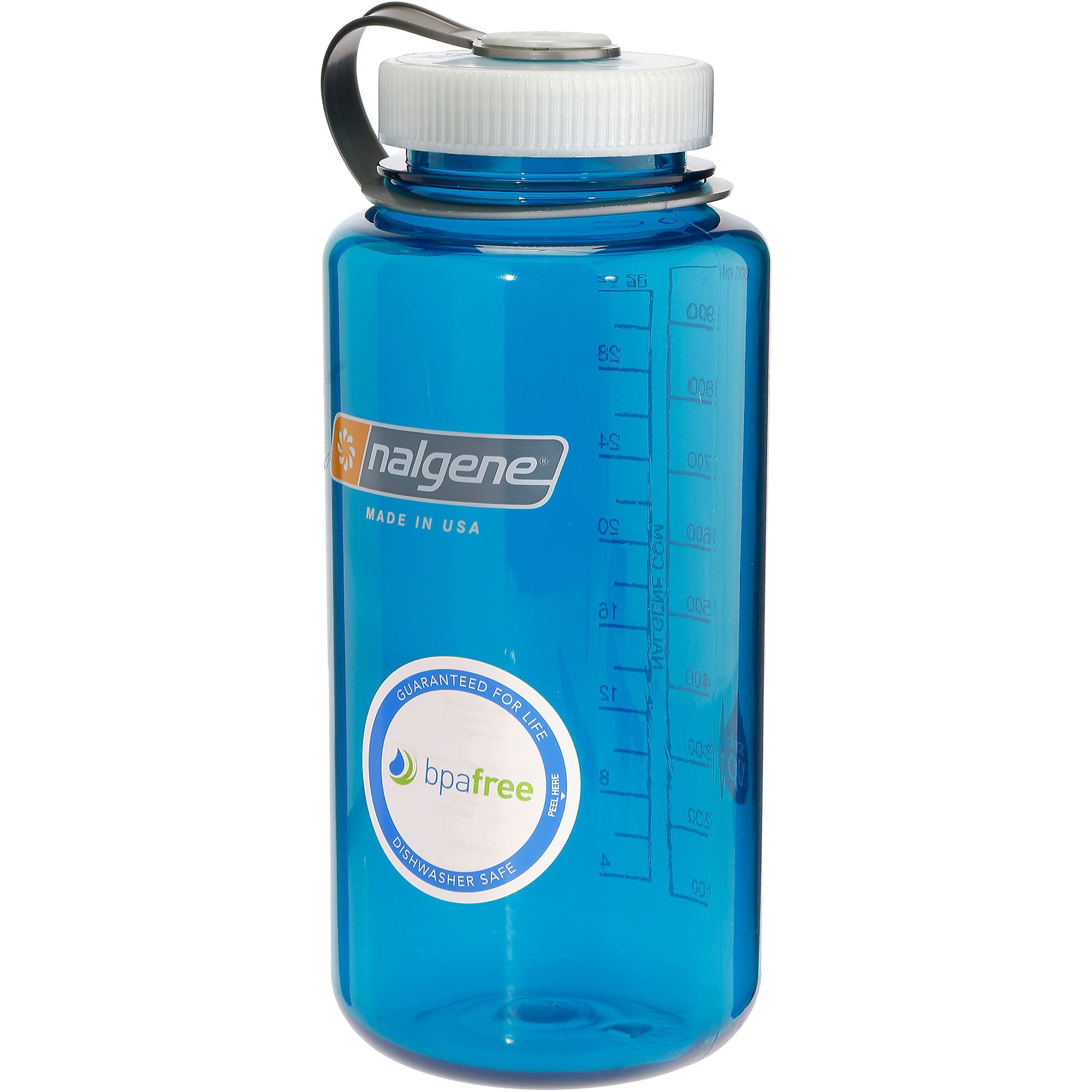 Botella De Agua Nalgene Tritan De Boca Ancha Sin Bpa, 1 Litro, Trout Green