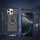 thumbnail image 2 of Funda for iPhone 16 Pro de 6.3 Pulgadas, Cubierta de Cámara Deslizante Incorporada y Soporte Giratorio Anillo de 360 ° Resistente a Golpes Funda Protectora, Negro, for iPhone 16 Pro, 2 of 8