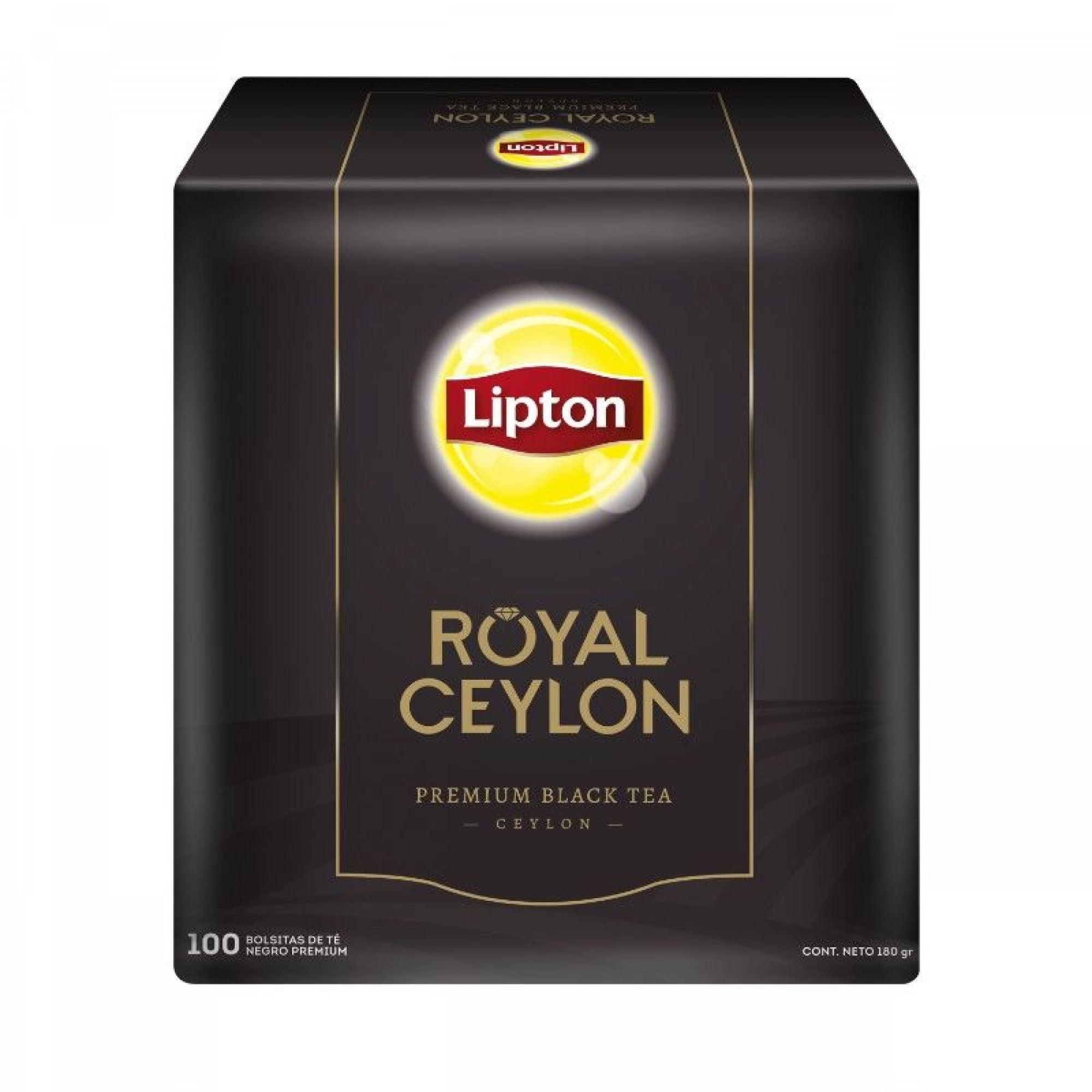 Té Negro Royal Ceylon Caja 100 Un Lipton
