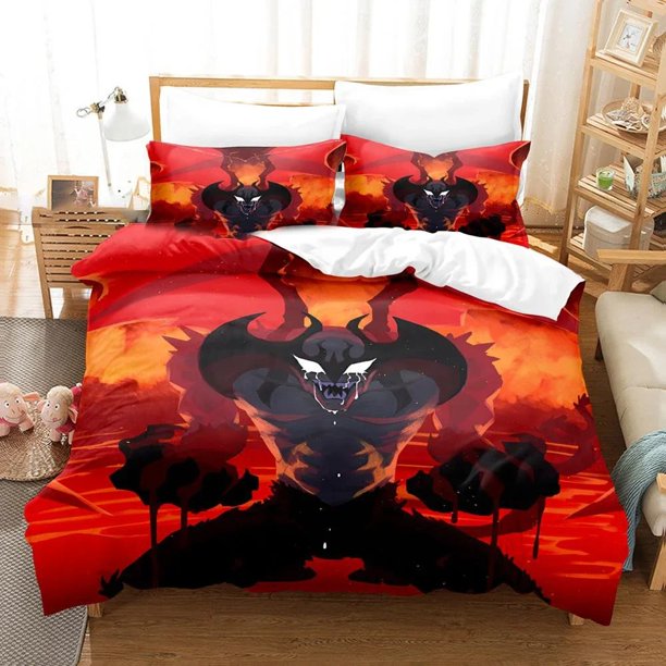 Devilman Crybaby Bedding Set Boys Girls Size Duvet Cover Pillowcase Bed Kids Adult Fashion Home Textile Customizable Bed Sheets
