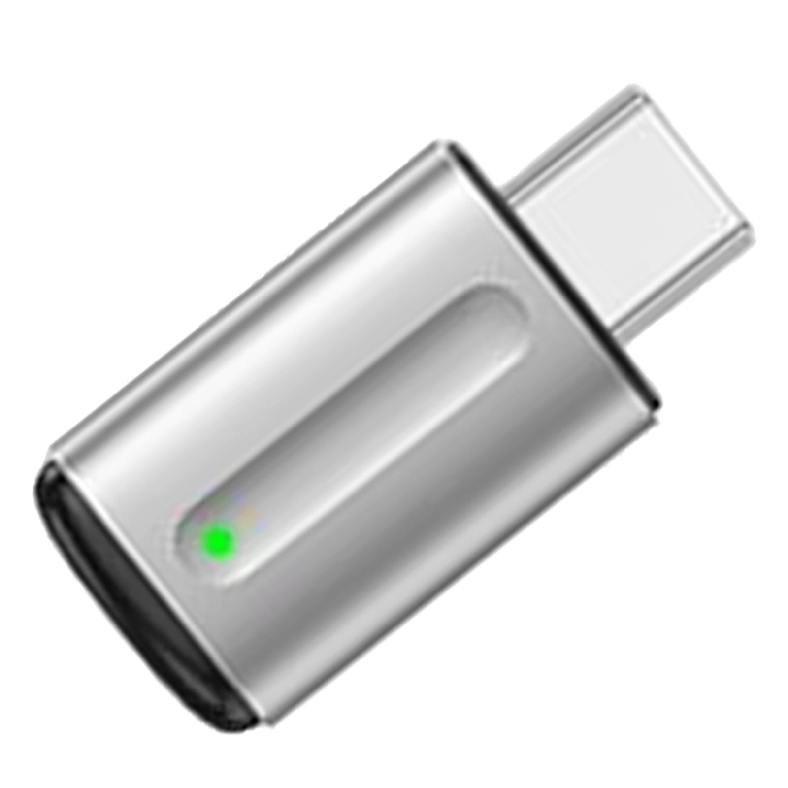 Magideal - Mini Control Remoto Ir, Puerto, Con Funda De Silicona, Control Remoto De Teléfono, Para Reproductor De Dvd De Teléfono, Proyector De Electrodomésticos Plata