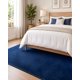 thumbnail image 2 of Alfombra Moderna Sisal 240x200 cm Azul Oscuro Textura Trenzada, 2 of 6