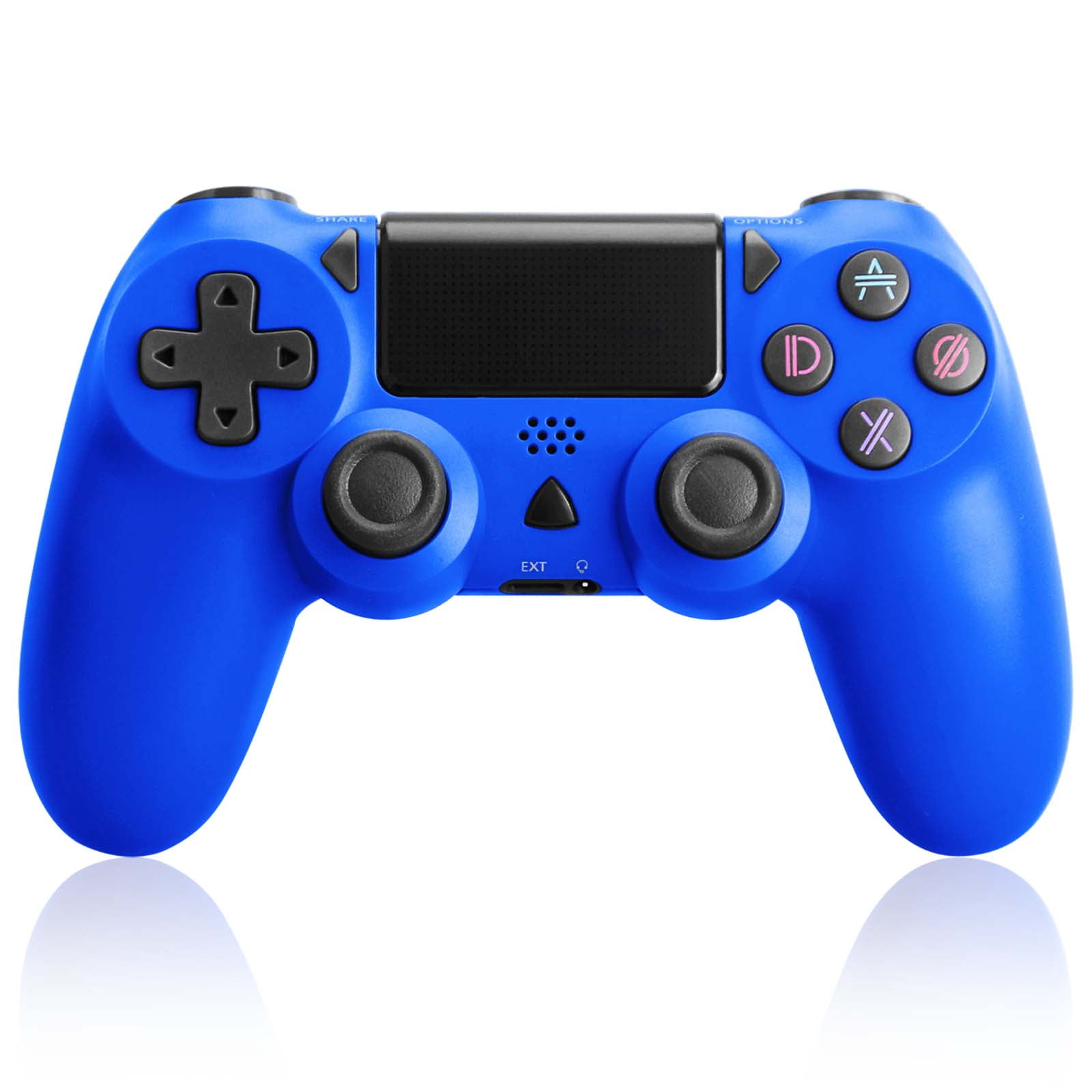 Genérico - Mando Inalámbrico Compatible Con Ps4/slim/pro Y Pc, Joystick Para Juegos Remotos, Azul