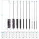 thumbnail image 3 of Set de 10 cepillos de limpieza para tubos CiaraQ de nylon, 8", 3 of 7