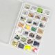 thumbnail image 5 of 28 Grid Stoage Box Stoage Case Transparente Waterprode Compartehombrest Oganizer Container fo Arte DIY Manualidads Nail Accessoies Sewing, 5 of 7