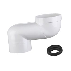 Magideal - Accesorio De Baño Para Cambiar De Inodoro, Reparación De Tuberías De Drenaje, Conector Universal De Fácil Instalación, Adaptador De Extensión De Brida Desplazamiento De 14 Cm