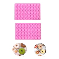 Genérico - Pack 2 Moldes Silicona Mini Donas