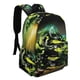 thumbnail image 2 of Moto-theme Backpack, Campus style schoolbag Bookbag with Adjustable Shoulder Straps And Large Zip Compartment, Unisex Travel Bags.42x30x15cm, 2 of 6