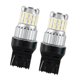 thumbnail image 4 of 2 Piezas 9-30 V Luces De Freno Traseras Parpadeantes Bombillas De Iluminación Blanco 7443, 4 of 5