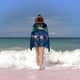 thumbnail image 2 of Wish Toalla de playa de secado rápido con diseño temático, regalo para mujeres y niñas, ideal para cumpleaños, fans, amantes de la música, uso en la playa o al aire libre, 78 × 160 cm, 2 of 6