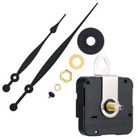 Magideal - Mecanismos De Movimiento De Reloj De Pared Diy De Cuarzo, Reemplazo De Piezas De Reparación Alimentadas Por Con Manecillas De Pala De 260 Mm/1 Eje De 20 Mm