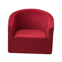 Bothyi - Fundas De Sofá De Color Sólido Lavables Con Brazos Y Asiento Para El Dormitorio Del Hogar Rojo Vino