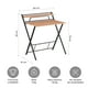 thumbnail image 3 of Escritorio Plegable Top Living Tripoli Negro Compacto, 3 of 10