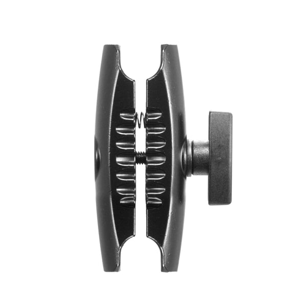 Brazo de doble enchufe de aluminio para adaptadores de bola de 1 pulgada iBolt